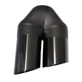 Angle Cut Y-Piece Inner Cone Black Chrome 2 1/2" In 2x3" Out 9" Long RHS SS304 Tip