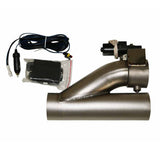 XFORCE Electric Stainless Steel Exhaust Cut Out Valve Kit With Remote 2.5 Inch **** Special Order Item ****