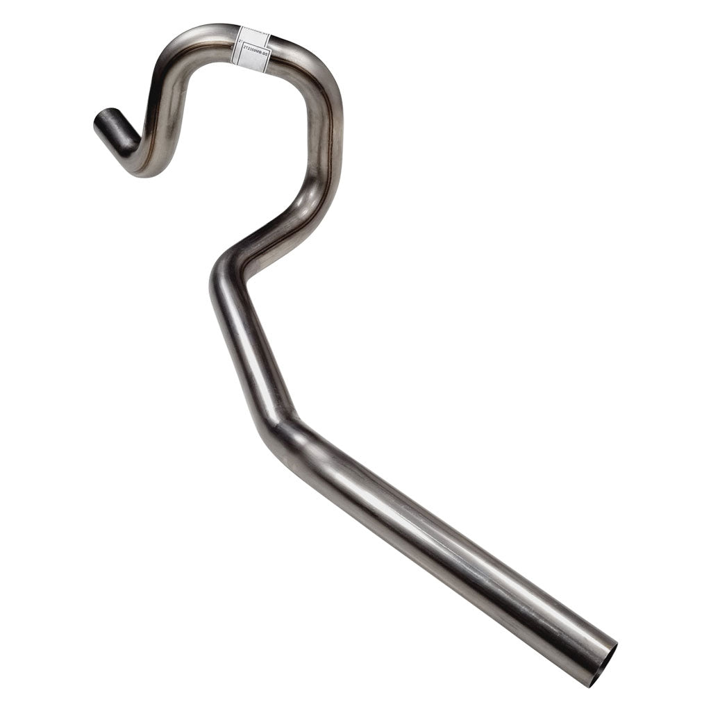 HOLDEN HQ -HZ SEDAN LHS MANDREL BENT TAILPIPE 2 1/2" SATINLESS STEEL