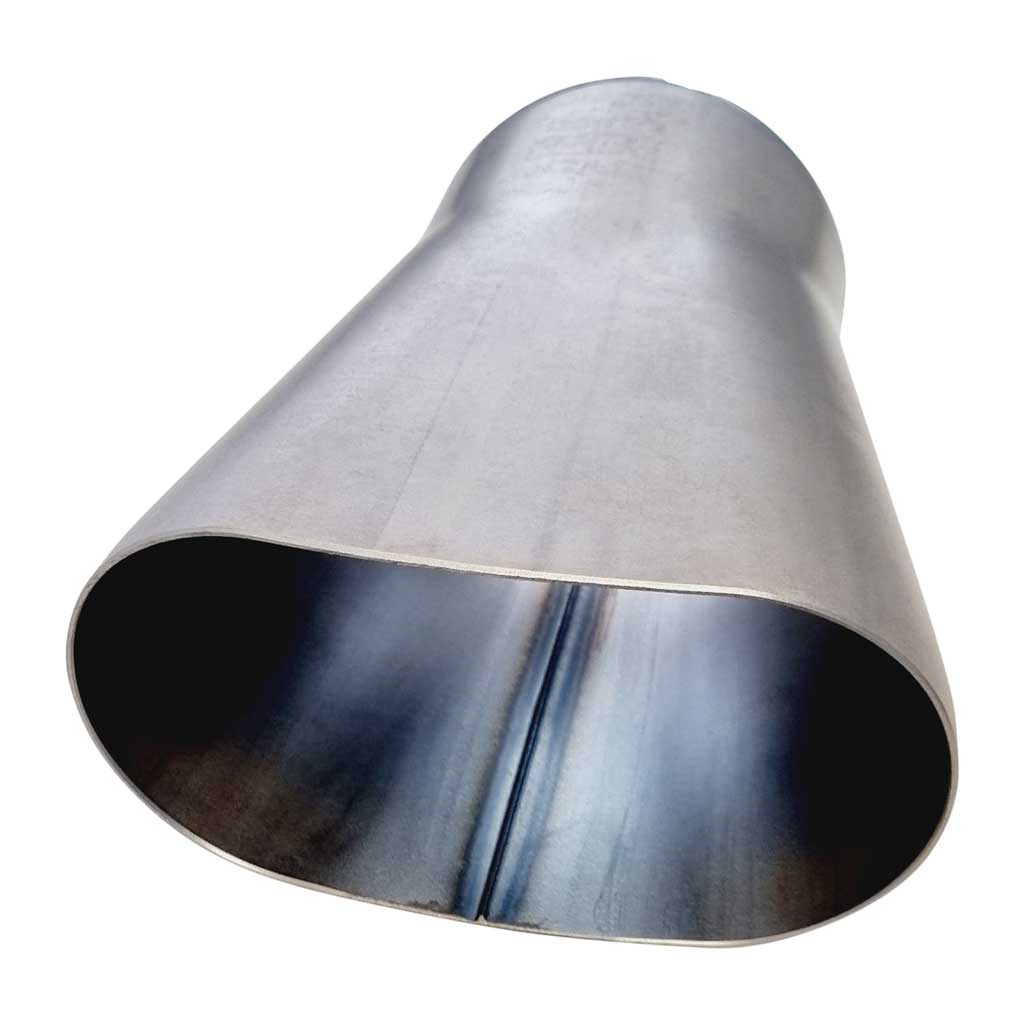 2 X 2 1/2" IN  2-1/2" OUT MILD STEEL COLLECTOR CONE