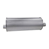 8" Round Offset/Offset Lefthand Rotation Configurations Universal Mufflers | Aluminised | Select Your Size Length and Internal Options