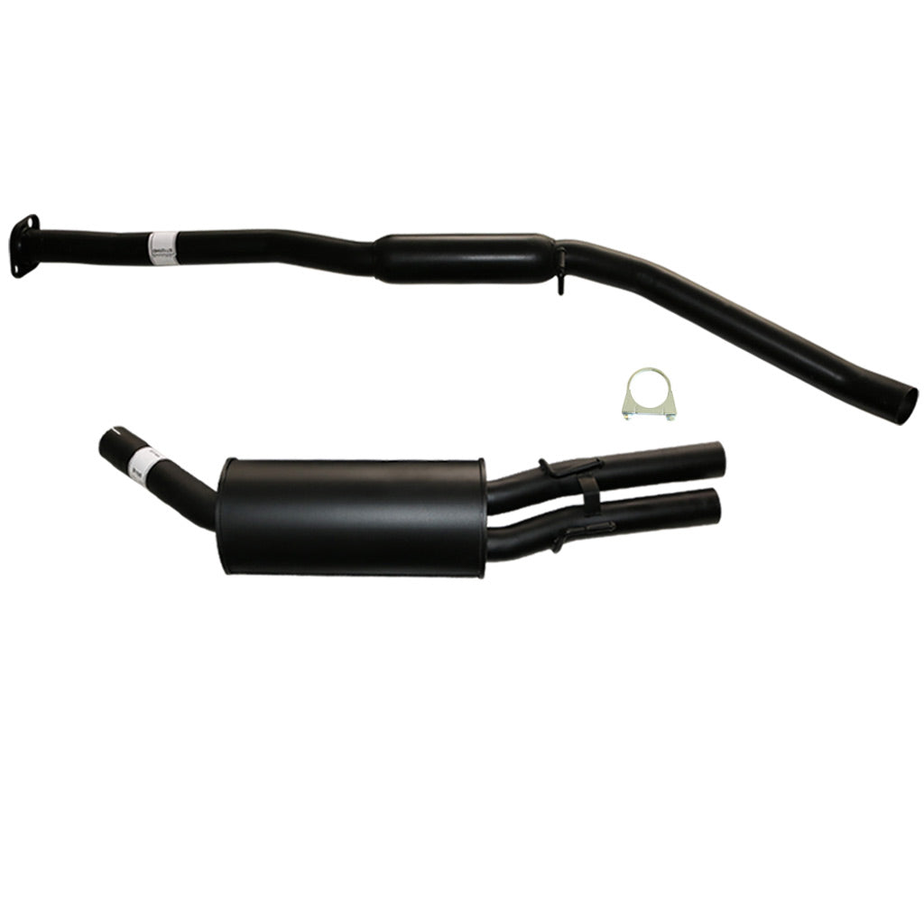 HOLDEN COMMODORE VY SERIES II V6 SEDAN 2 1/2" CATBACK KIT INC HOTDOG & EVERFLO MUFFLER DUAL OUTLET