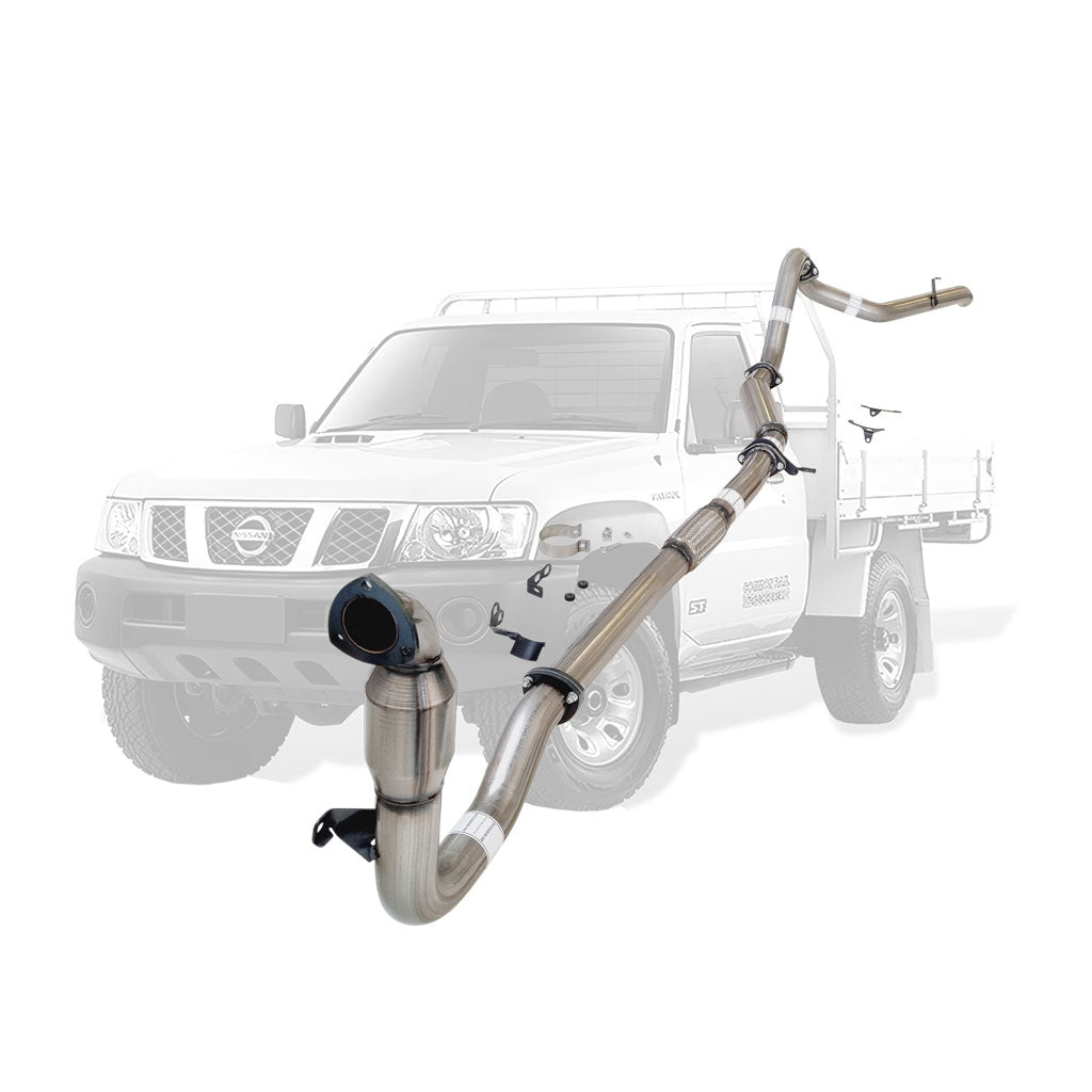 Nissan Patrol Y61 GU 3L ZD30 Ute 3 Inch Turbo Back Exhaust 2000 - 2016 (Does not suit Coil Tower Braces)