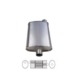 10" x 4" Offset/Centre Configurations Mufflers | Aluminised | Select Your Size Length and Internal Options