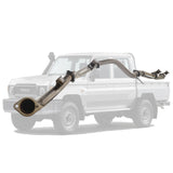 TOYOTA LANDCRUISER 79 SERIES GDJ79 DCAB UTE 2.8L 2023 On 3" STAINLESS #DPF# BACK EXHAUST