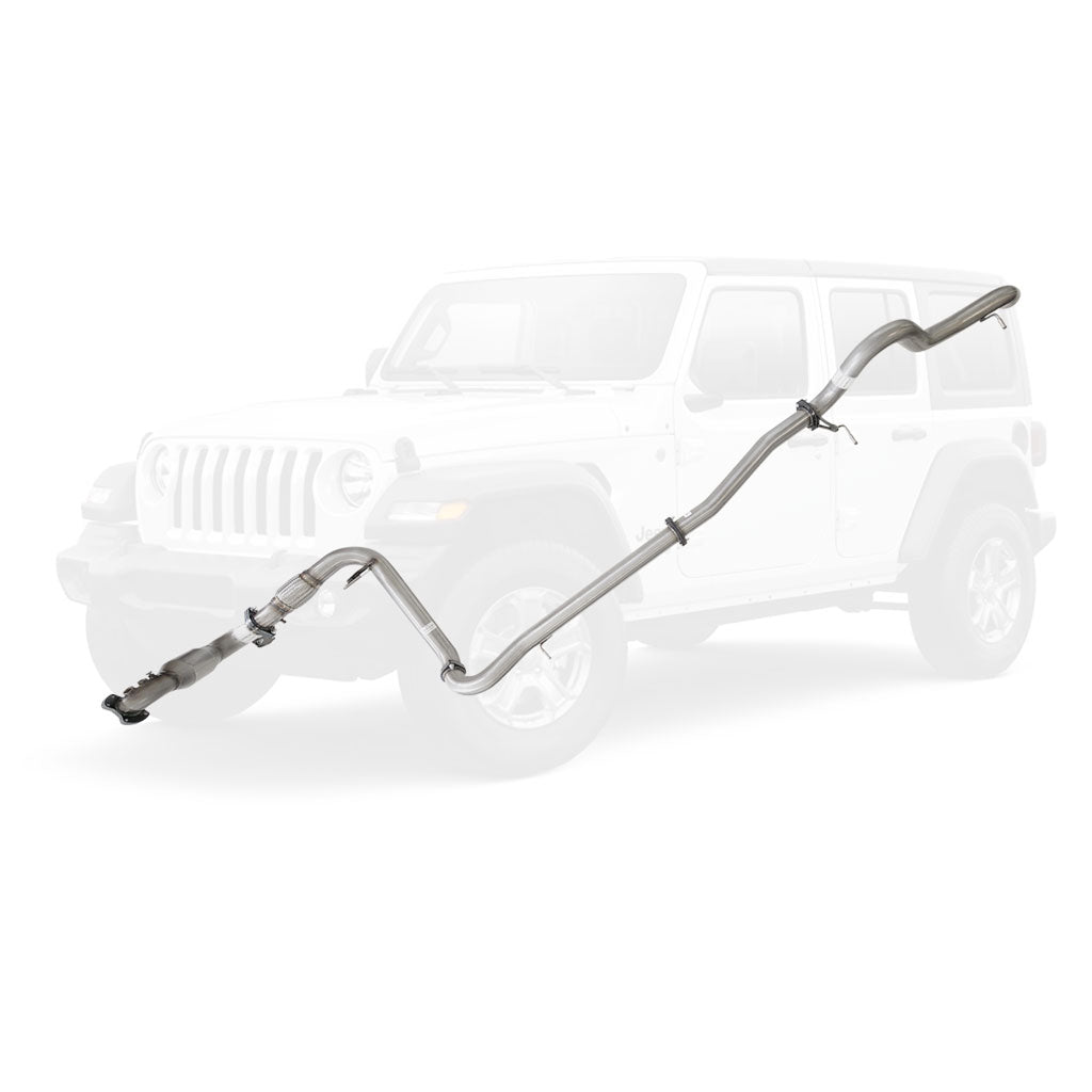 Jeep Wrangler JK 2010-2015 2.8L DPF 3 Inch Turbo Back Exhaust *** Limited Stock Made To Order ****