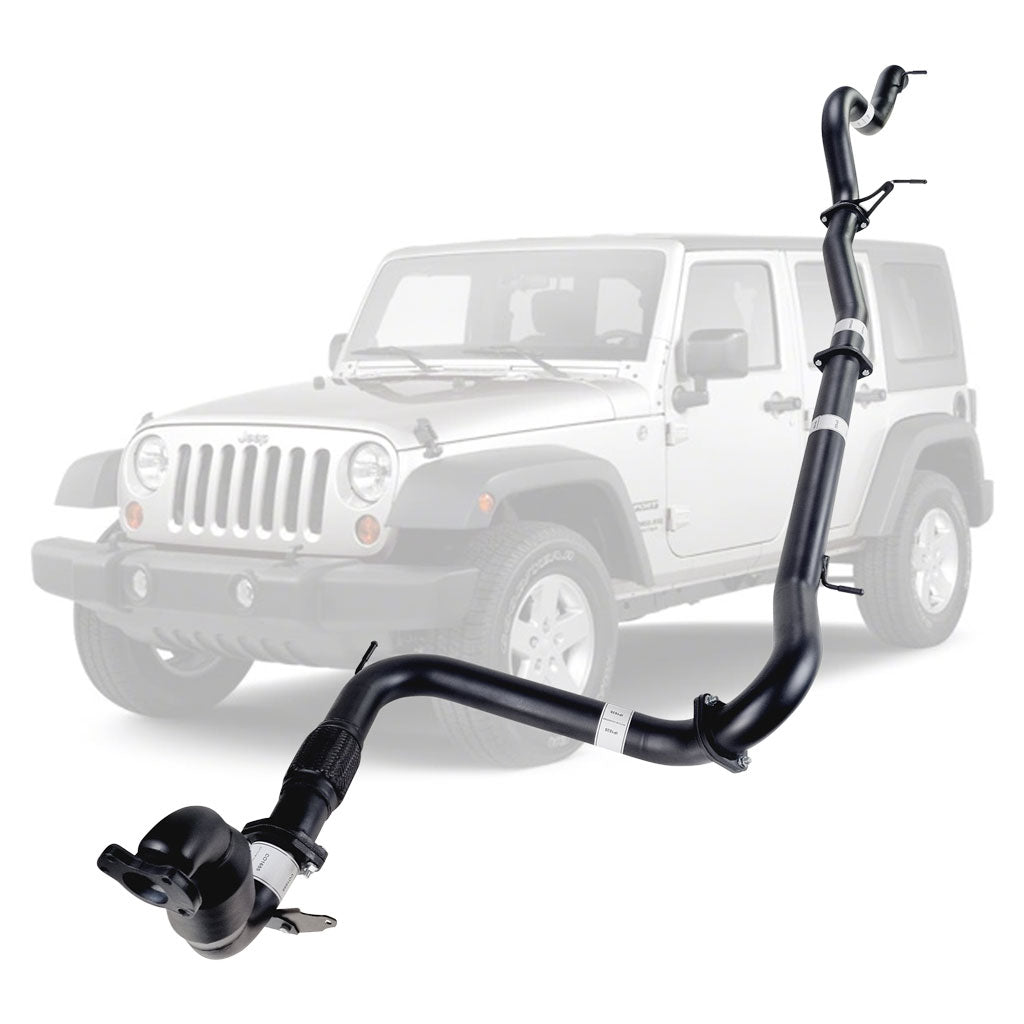 Jeep Wrangler JK 2007-2010 2.8L CRD 3 Inch Turbo Back Exhaust *** Limited Stock Made To Order ****