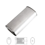 8" x 5" Offset/Centre Configurations Mufflers | Aluminised | Select Your Size Length and Internal Options
