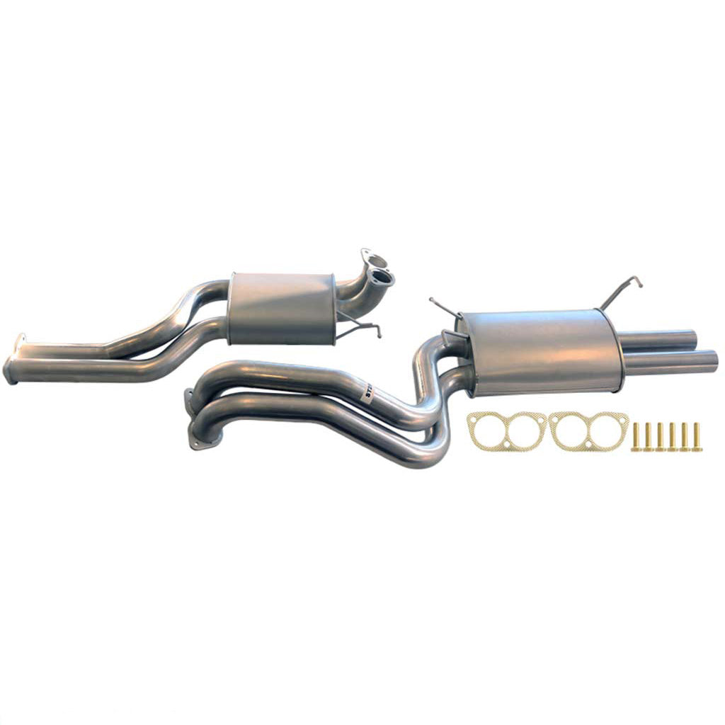 FORD FALCON BA - BF XR6T V8 SEDAN TWIN - TWIN 2 1/2" KIT INC XPIPE & 2 X EVERFLO MUFFLERS