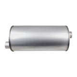 8" Round Offset/Offset Righthand Rotation Configurations Universal Mufflers | Aluminised | Select Your Size Length and Internal Options