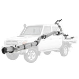 Toyota Landcruiser 79 Series VDJ79 4.5L V8 4 Inch Single into Twin 3 Inch Turbo Back DPF Delete