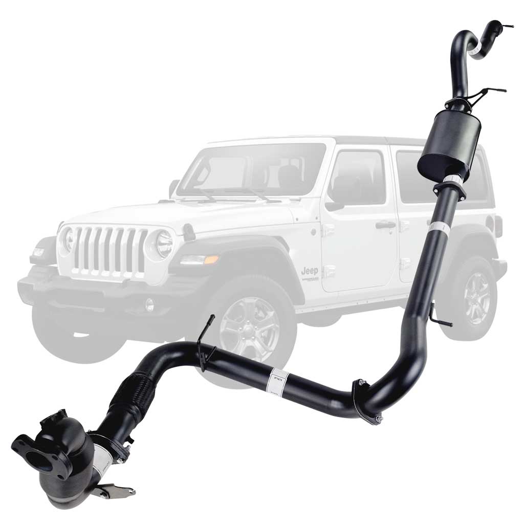 Jeep Wrangler JK 2010-2015 2.8L DPF 3 Inch Turbo Back Exhaust *** Limited Stock Made To Order ****