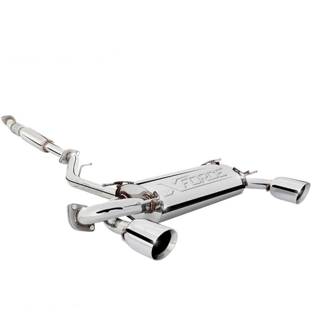 Toyota 86 & Subaru BRZ XFORCE 3" Catback Dual Rear Exhaust - Polished Stainless