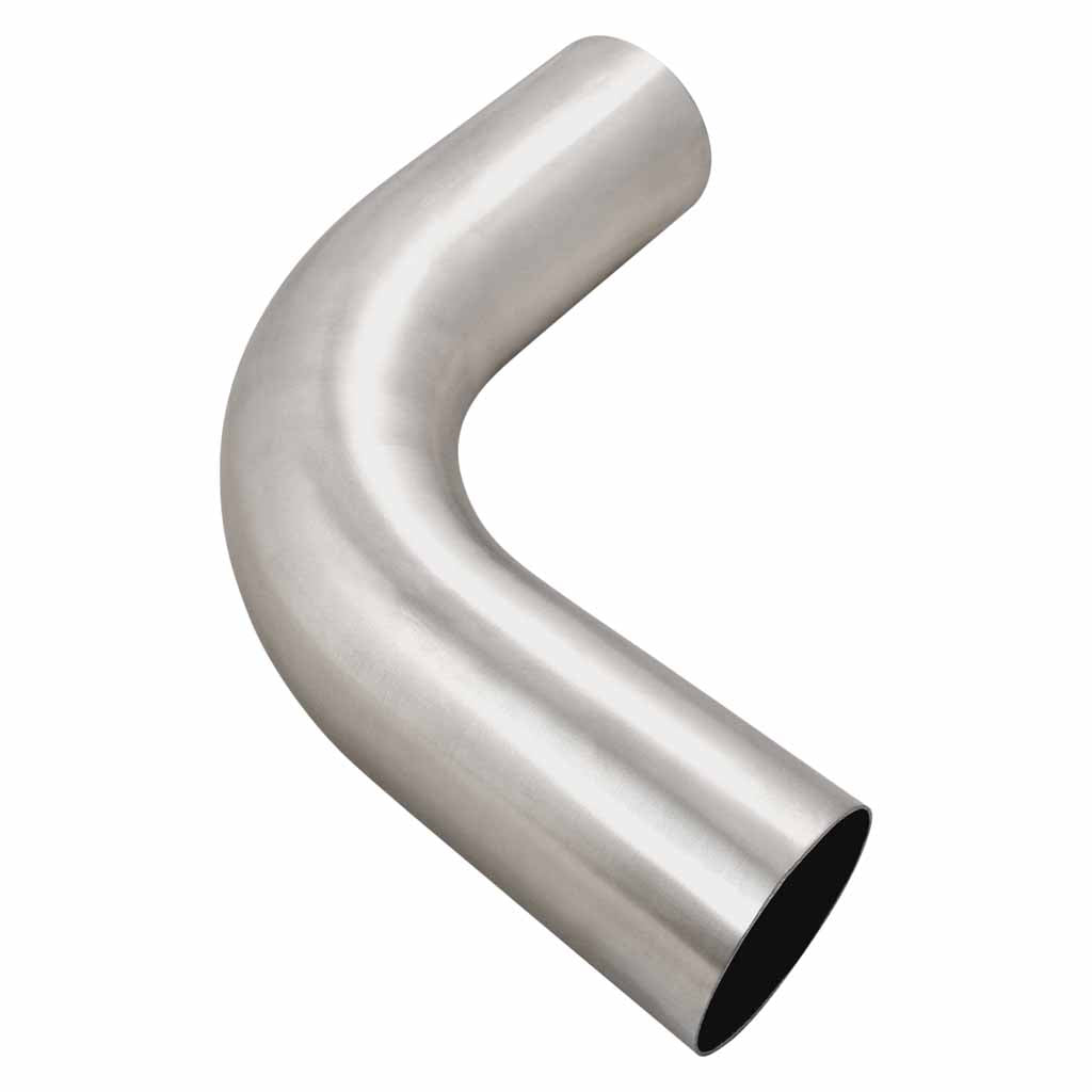 3.5 Inch 90 Degree 1.5D Radius Mandrel Bend Brushed 304 Stainless Steel