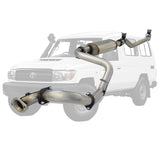 Toyota Landcruiser 78 Series VDJ78 V8 Troop Carrier 10/2016 On 3 Inch DPF Back Exhaust