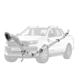 Ford Ranger PX 2016-2022 3.2L 3 Inch Turbo Back DPF Delete Exhaust System