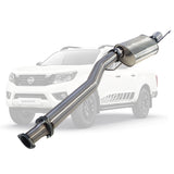 Nissan Navara NP300 D23 2015 On 2.3L 4 Inch DPF Back Exhaust