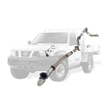 Nissan Patrol Y61 GU 4.2L TD42 Ute 3 Inch Dump Pipe Back Exhaust 1996 - 2006 (Does not suit Coil Tower Braces)