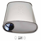 10" x 4" Offset/Centre Configurations Mufflers | Stainless 304 | Select Your Size Length and Internal Options