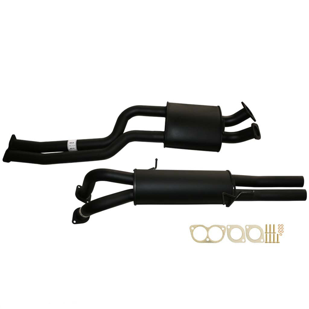 FORD FALCON BA - BF XR6T V8 UTE TWIN - TWIN 2 1/2" KIT INC XPIPE & 2 X EVERFLO MUFFLERS