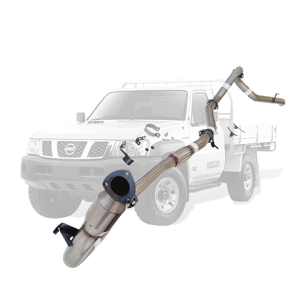 Nissan Patrol Y61 GU 3L ZD30 Ute 3 Inch Turbo Back Exhaust 2000 - 2016 (Does not suit Coil Tower Braces)