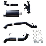 Nissan Y62 Patrol 3 Inch Cat Back Exhaust with Center Muffler and Straight Tail