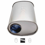 8" x 5" Offset/Centre Configurations Mufflers | Stainless 304 | Select Your Size Length and Internal Options