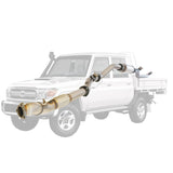 Toyota Landcruiser 79 Series VDJ79 UTE 4.5L V8 2016-On 3.5 Inch Stainless Turbo Back DPF Model Exhaust