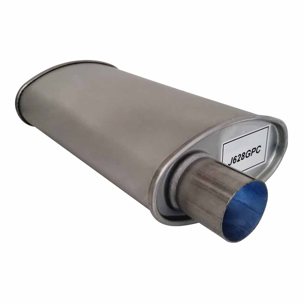 8" x 4" Offset/Offset Configurations Mufflers | Aluminised | Select Your Size Length and Internal Options