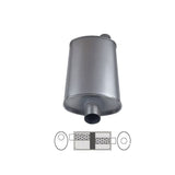 8" x 4" Offset/Centre Configurations Mufflers | Aluminised | Select Your Size Length and Internal Options