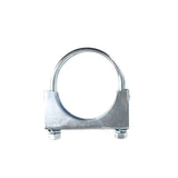 Heavy-Duty Silver U-Bolt Exhaust Clamps - Suitable for Expanded Pipes, Available in Sizes from 1 Inch to 6 Inches