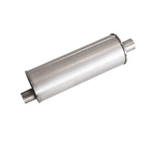 6" Round Offset/Offset Lefthand Rotation Configurations Universal Mufflers | Aluminised | Select Your Size Length and Internal Options