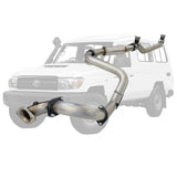 Toyota Landcruiser 78 Series VDJ78 V8 Troop Carrier 10/2016 On 3 Inch DPF Back Exhaust