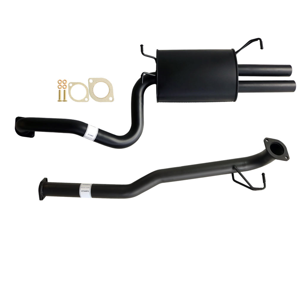 FORD FALCON BA - BF SEDAN G6E XR6 2 1/2" CATBACK KIT INC PIPE ONLY FRONT & EVERFLO MUFFLER DUAL OUTLET