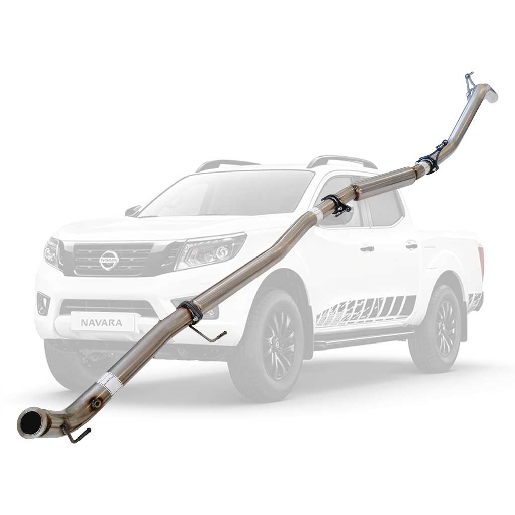 Nissan Navara D23 NP300 2.3L 3 Inch Turbo Back Exhaust DPF Delete