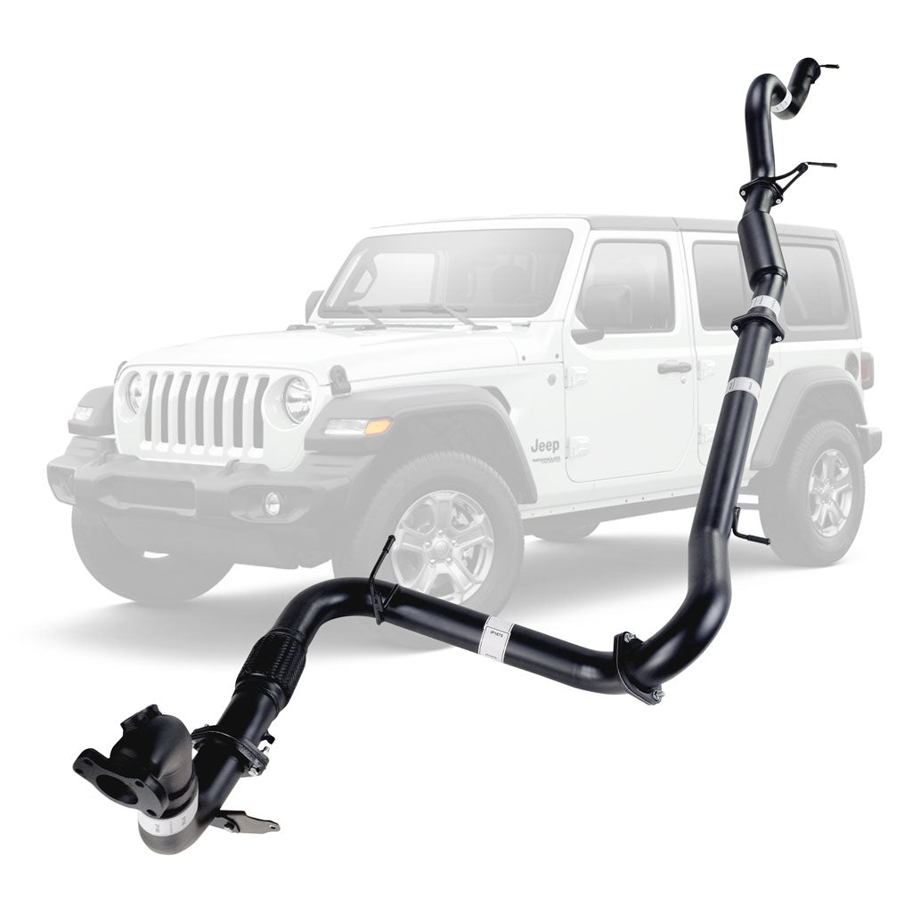 Jeep Wrangler JK 2010-2015 2.8L DPF 3 Inch Turbo Back Exhaust *** Limited Stock Made To Order ****