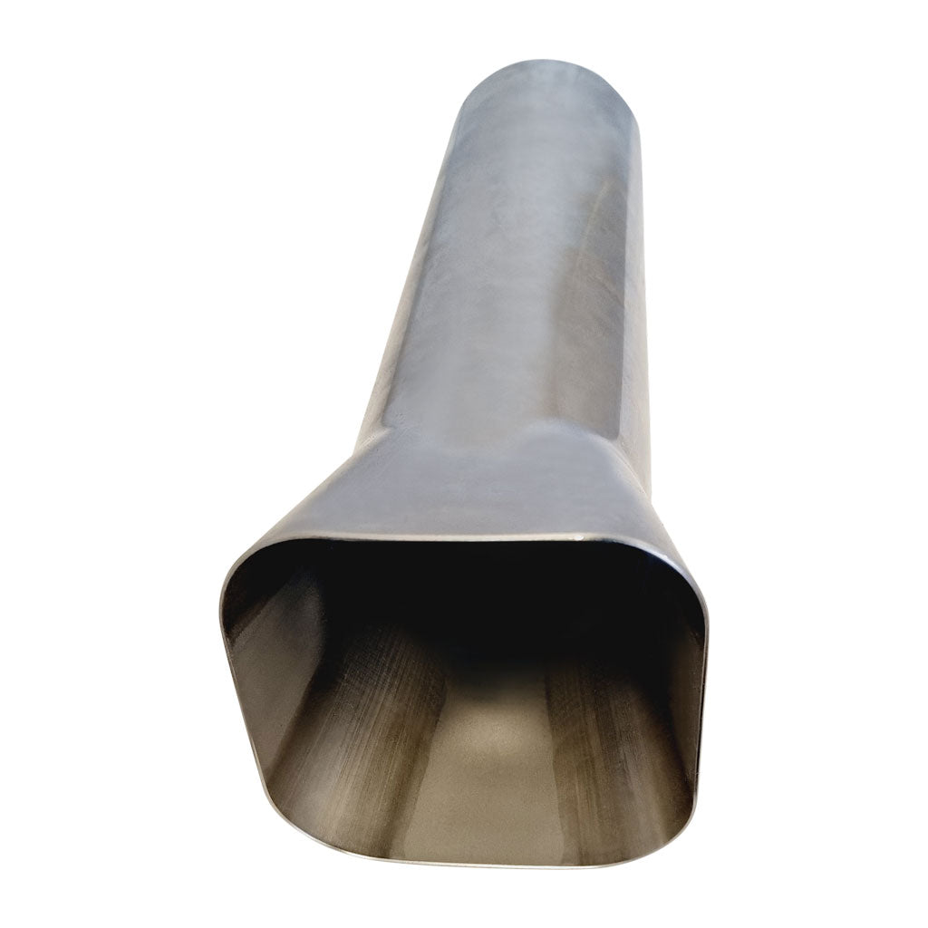 COL. CONE 4 x 1¾" IN - 3" OUT x 300mm length Stainless Steel