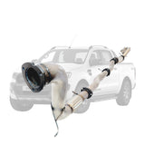 Ford Ranger PX 2016-2021 3.2L 3.5 Inch Turbo Back DPF Delete Exhaust System