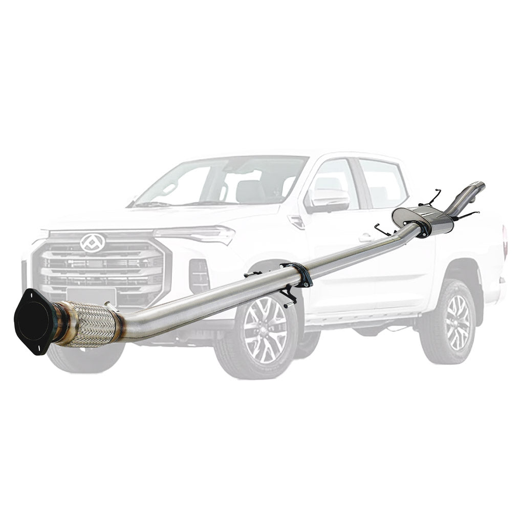 LDV T60 2.0L Turbo Diesel 4 Cyl Ute AWD 09/2021-ON 3 Inch DPF Back Exhaust