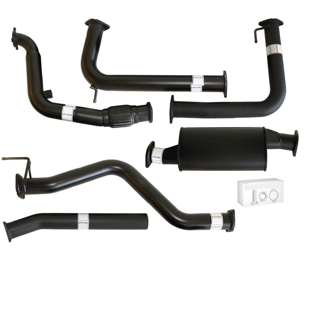 Nissan Navara D40 2.5L 3 Inch Turbo Back Exhaust (Non DPF Model) 2007 - 2016