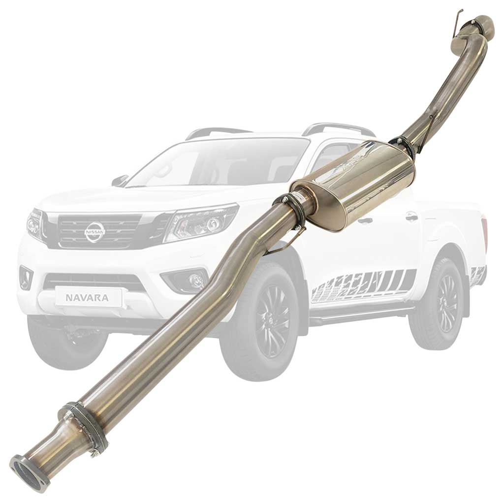 Nissan Navara NP300 D23 2015 On 2.3L 4 Inch DPF Back Exhaust