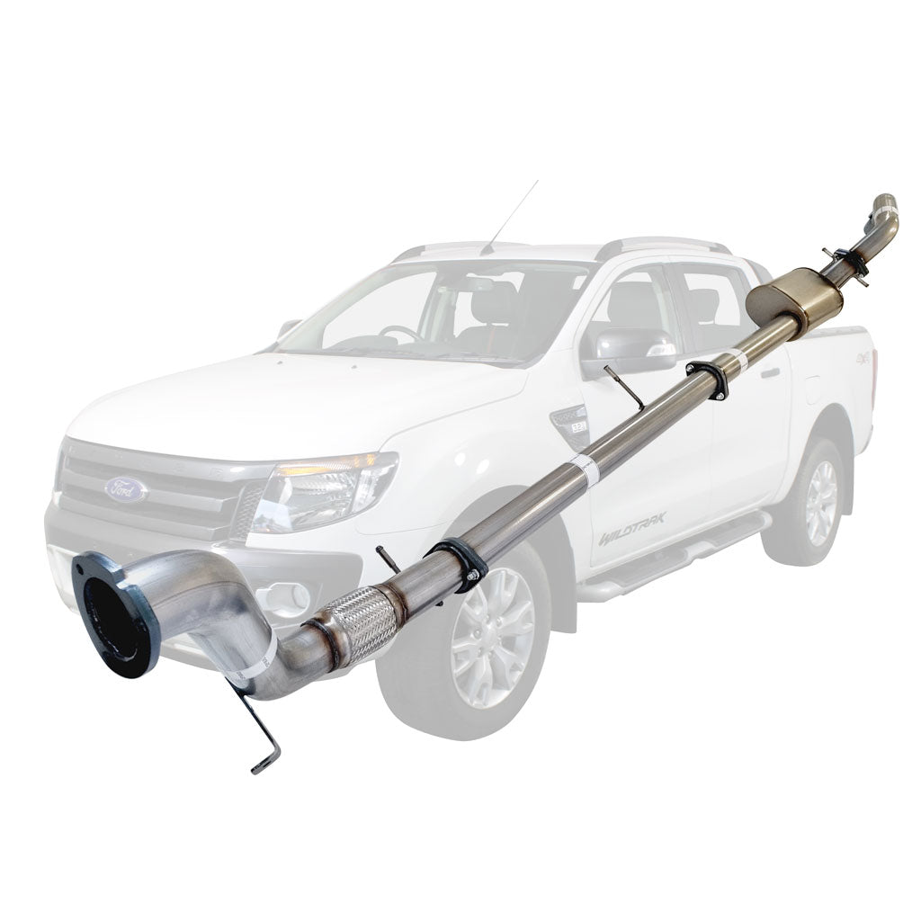 Ford Ranger PX 2011-2016 3.2L 3 Inch Turbo Back Exhaust System