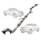 TOYOTA HILUX KUN 3.0L16/26 3.0L 1KD-FTV D4D 2005 - 9/2015 3" TURBO BACK EXHAUST