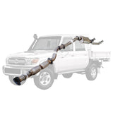 Toyota Landcruiser 79 Series VDJ79R V8 2007 - 10/2016 D Cab Ute 3 Inch Turbo Back Exhaust