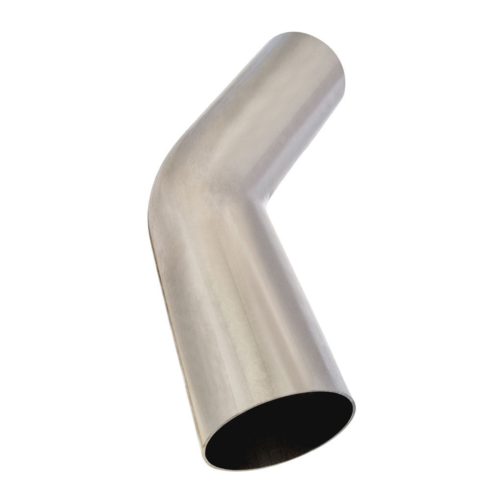 3" X 45° 1D TIGHT RADIUS STAINLESS STEEL 409L MANDREL BEND