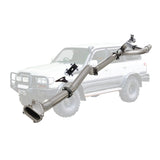 Toyota Landcruiser 80 Series 4.2L 1HD 3 Inch Turbo Back Exhaust with Cast Dump Pipe 1990 - 1998