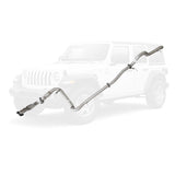 Jeep Wrangler JK 2010-2015 2.8L DPF 3 Inch Turbo Back Exhaust *** Limited Stock Made To Order ****