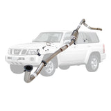 Nissan Patrol Y61 GU TD42 Wagon 3 Inch Dump Pipe Back Exhaust (Does not suit Coil Tower Braces)