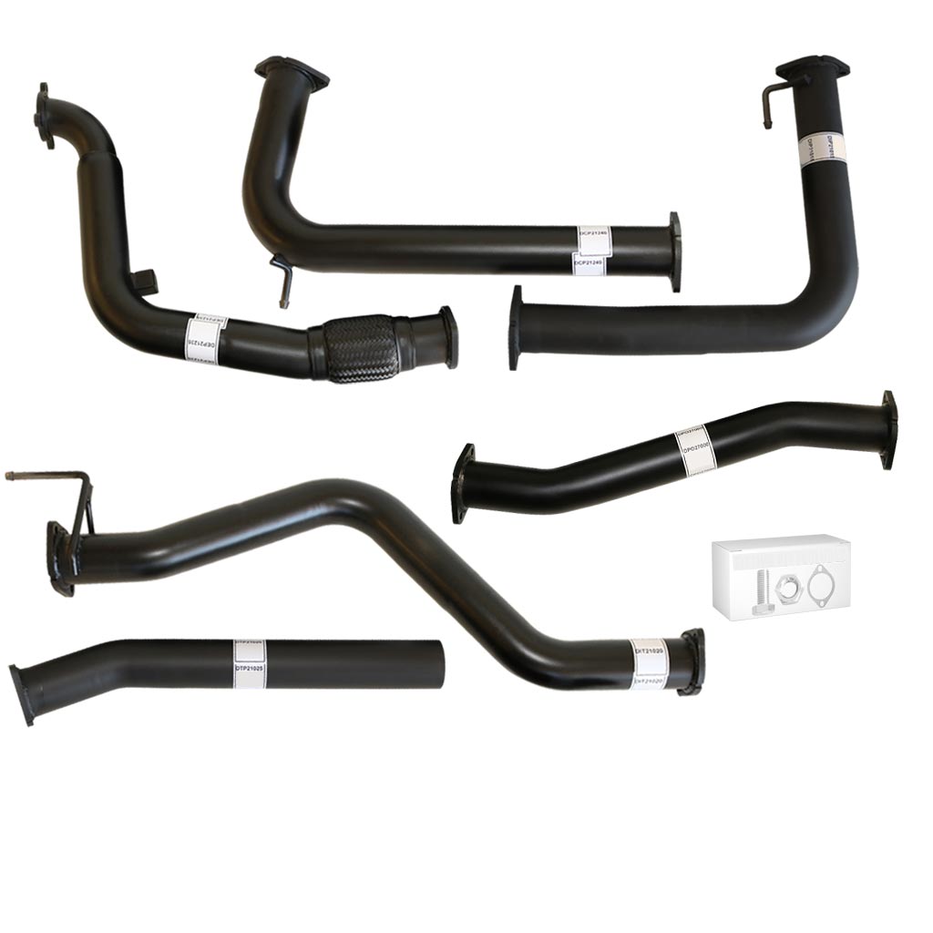 Nissan Navara D40 2.5L Auto 3 Inch Turbo Back Exhaust (DPF Model) 2007 - 2016