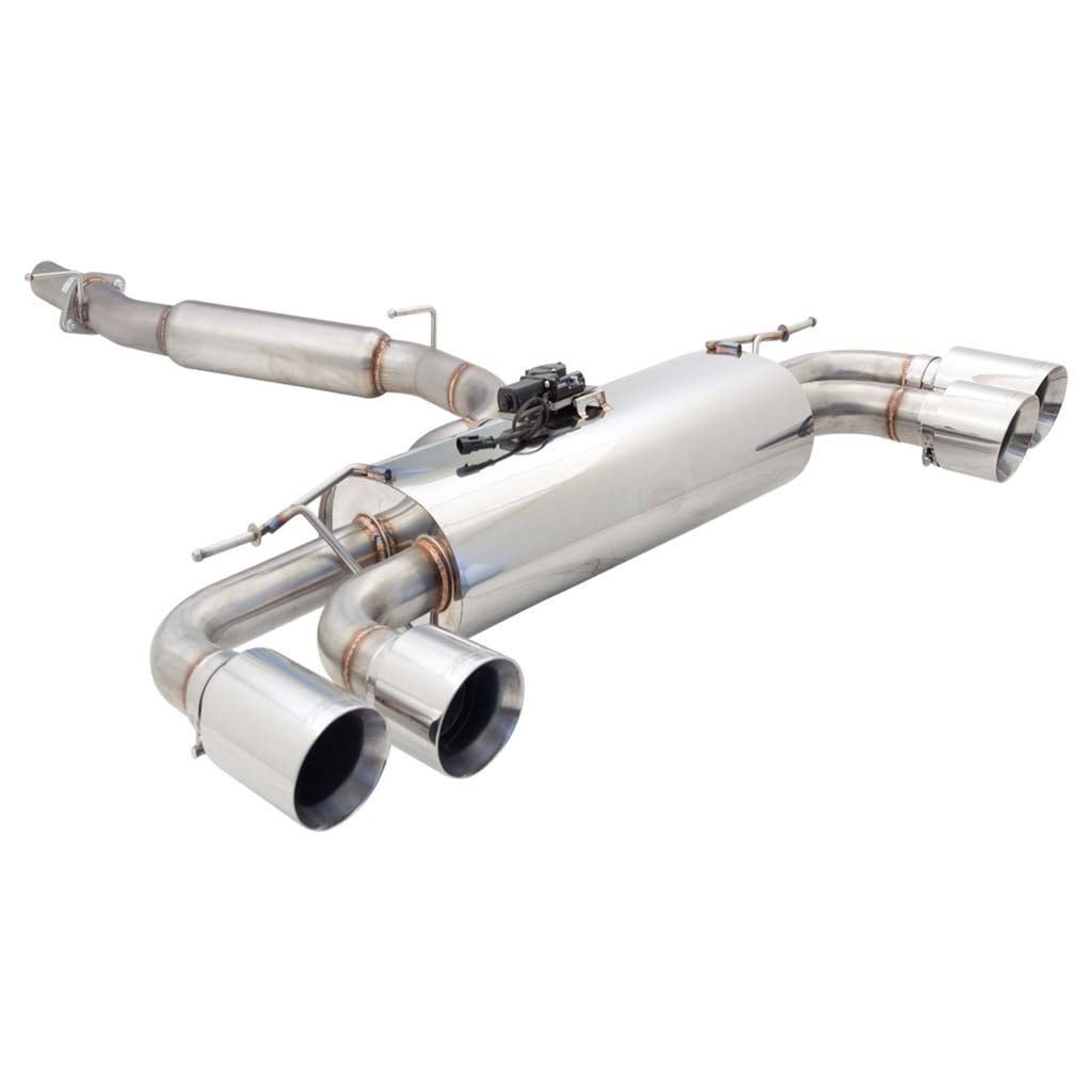 VW GOLF R MK7.5 Varex Valved Cat Back Exhaust System